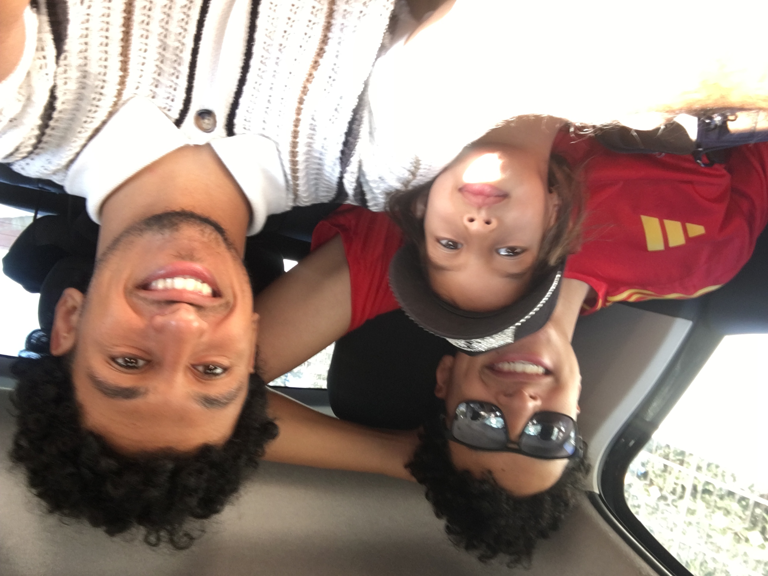 with my brother and little cousin